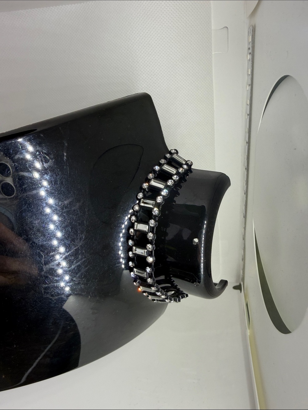 Black blink blink Embellished Stretch Bracelet
